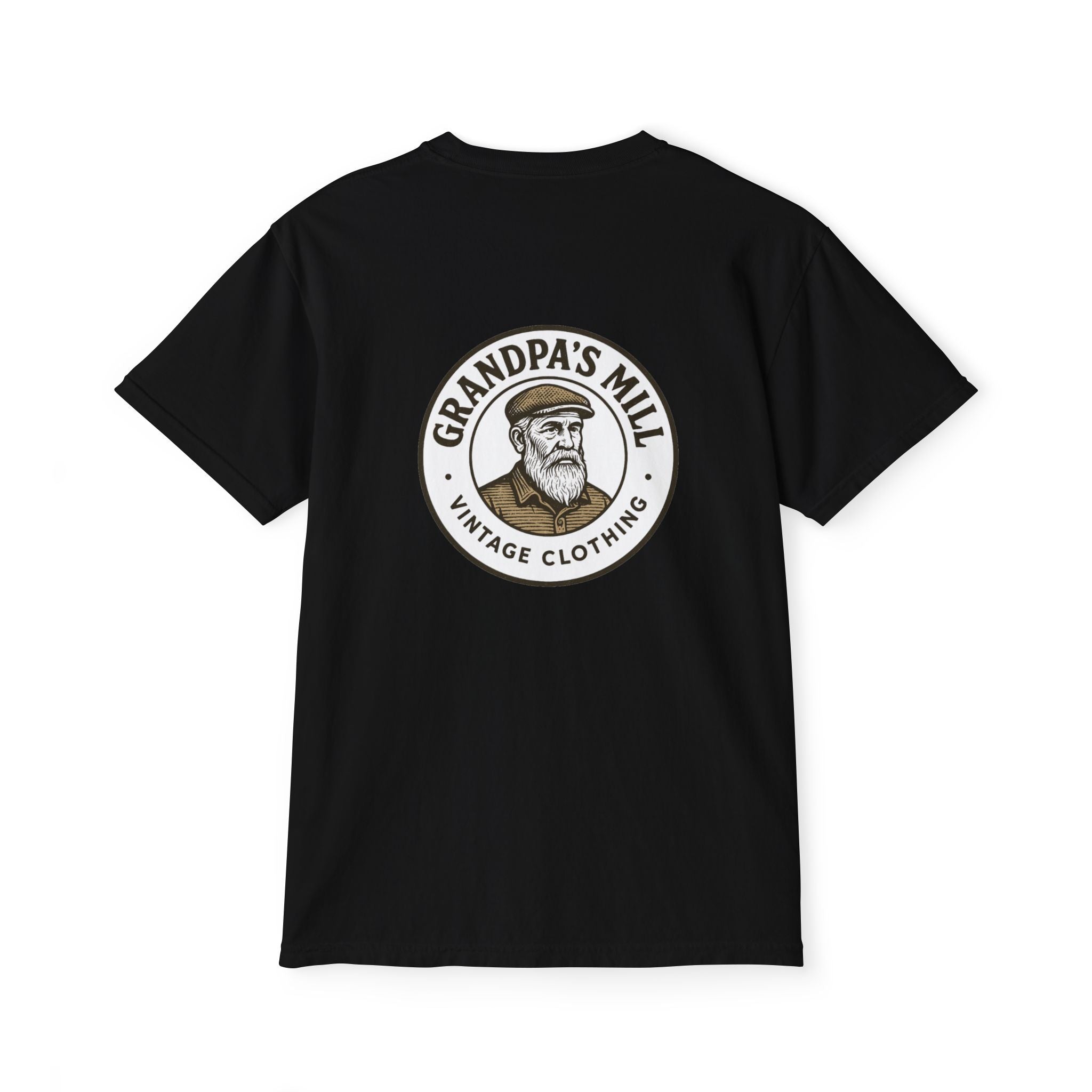 Grandpa's Mill Vintage Pocket T-Shirt for Casual Comfort